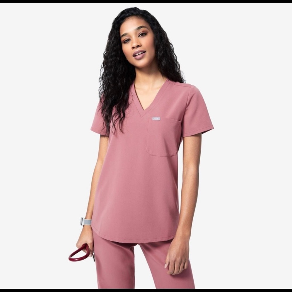 Mauve Figs Scrubs Set.
